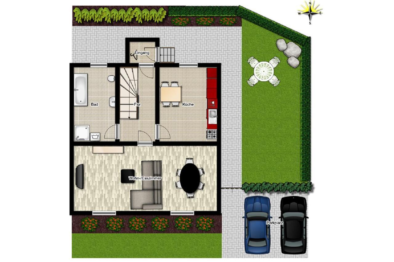Ferienhaus Halbritter Pouch Zewnętrze zdjęcie